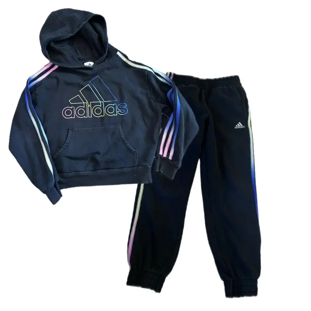 Adidas athletic sweatsuit set   Size small